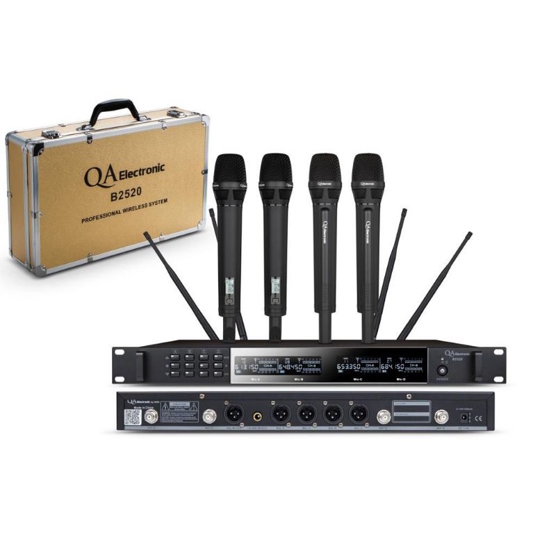 New mic wireless QA Electronic B2520 original resmi