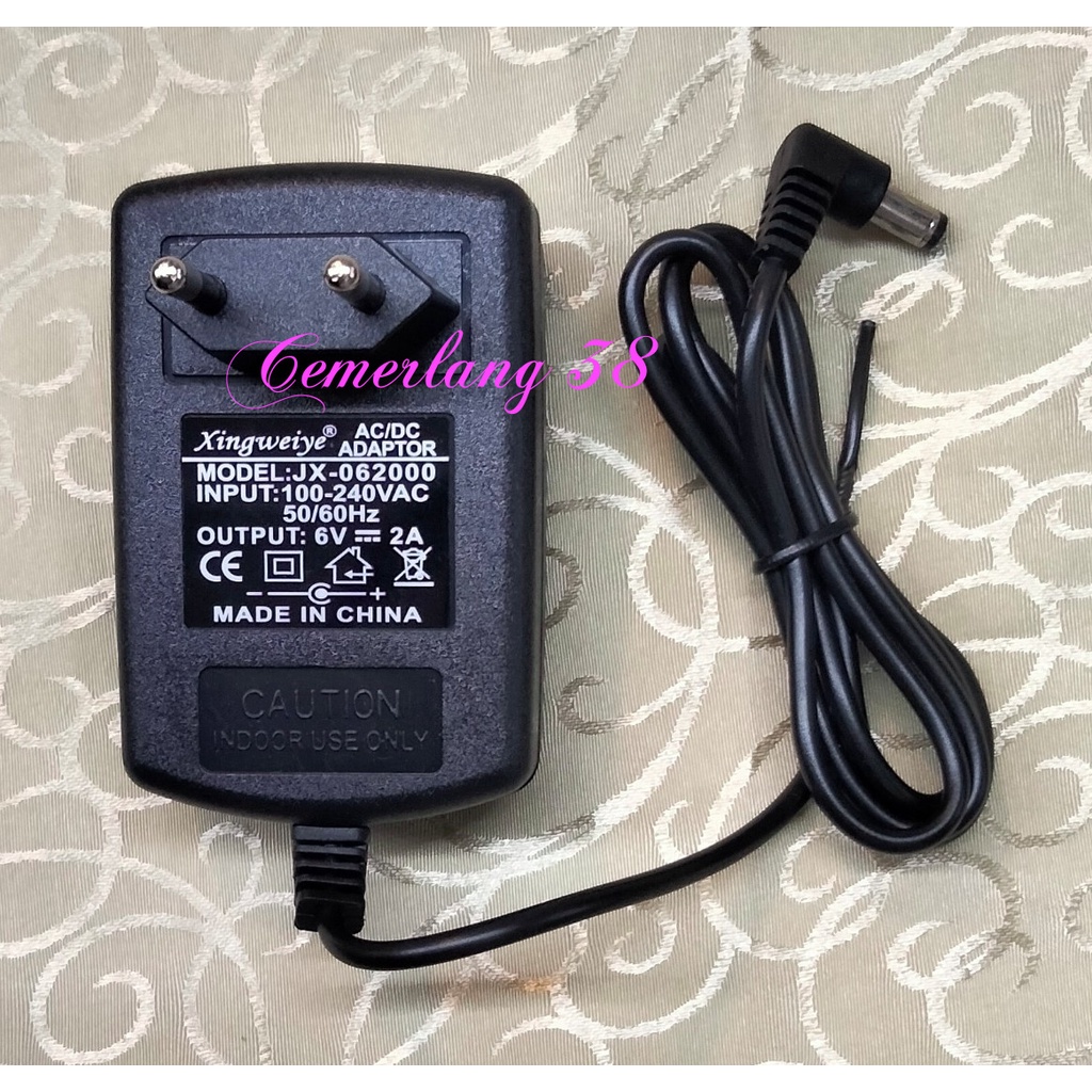 AC DC Charger 6V 2A 12W CB Switching Adaptor 6 V 2 A 12 W Adapter Power Supply 6volt 2amper 12watt