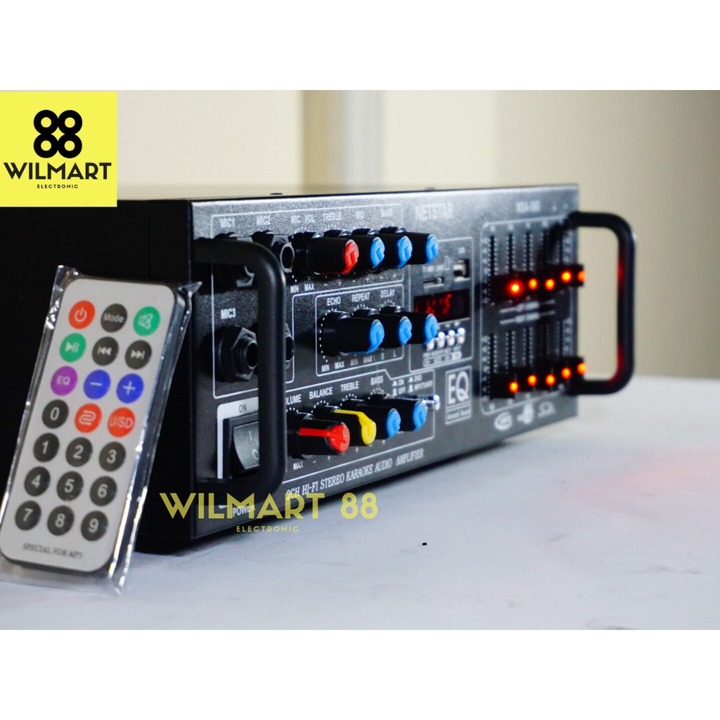 Netstar NSA-560 | NSA 560 - Bluetooth &amp; USB - Hi-Fi Karaoke Compatible - Digital Power Echo System