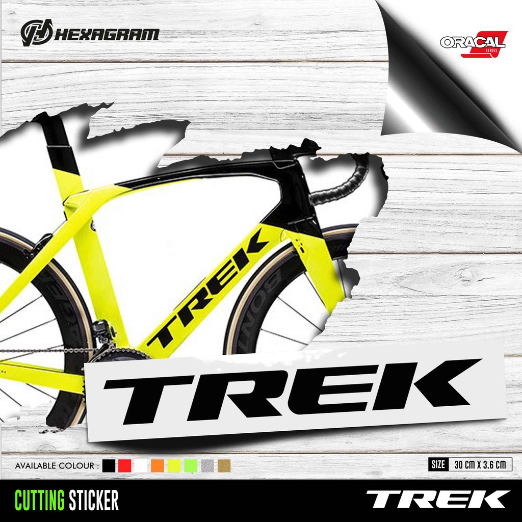 Cutting Sticker Frame Sepeda TREK | Stiker Cutting Frame Sepeda TREK | TREK