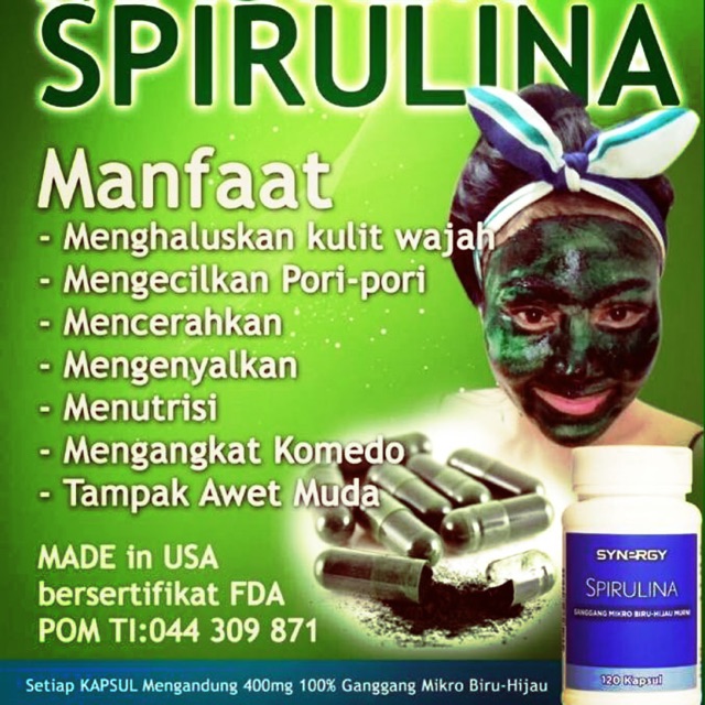 Masker Spirulina synergy