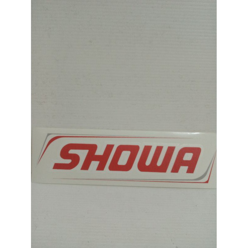 STICKER SHOWA SHOCK DEPAN UPSIDEDOWN TELE KLX 150 230 250 CRF150 CRF RALLY WR155 KTM KX YZ STIKER