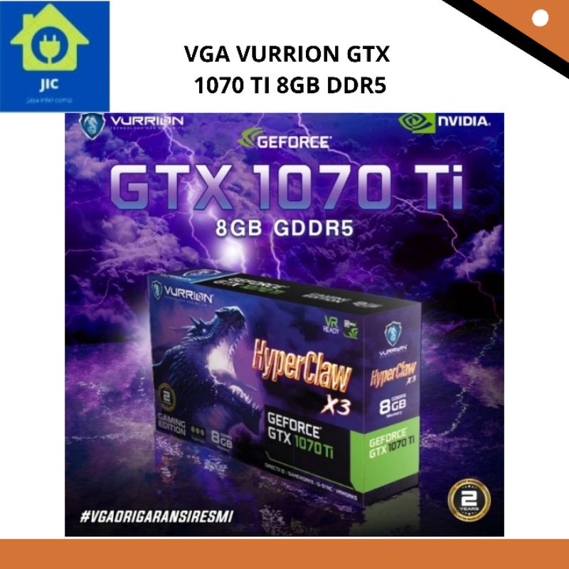 VGA VURRION GTX 1070 TI 8GB DDR5