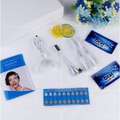 Alat Pemutih Gigi 16 LED Blue Light 3 USB Portable Bleaching Gigi [READY STOCK]