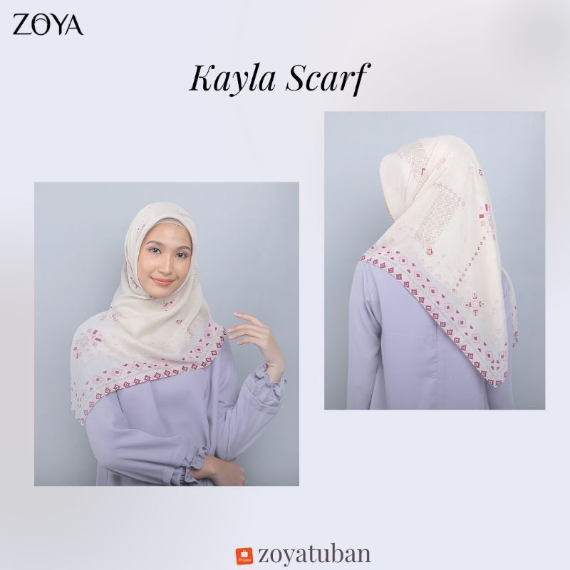 Zoya Scarf Kayla Kerudung Segiempat