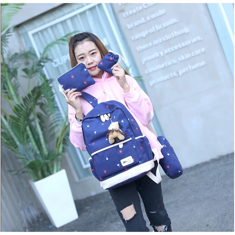 ARMELIA SHOP - PROMO !!! TAS SEKOLAH ANAK SD_TAS RANSEL ANAK KARAKTER BAG BACKPACK BUNGA TULIP