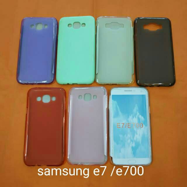 Case samsung E7 / E700 silikon softcase softsell softshell cover