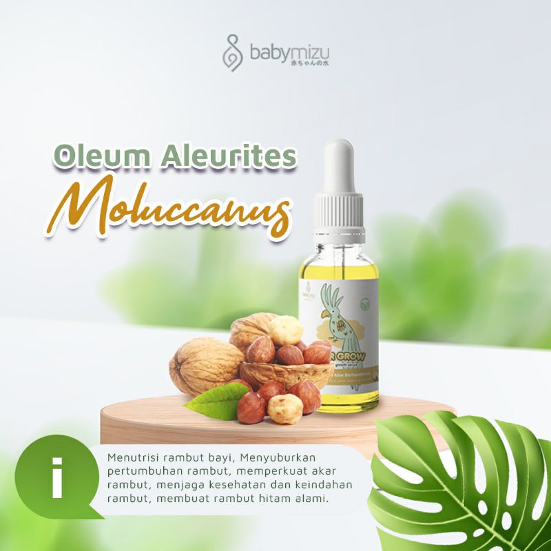 BABYMIZU Hair Grow - Serum Penumbuh Rambut Bayi dan Balita - Pelebat dan Penutrisi Kulit Kepala Bayi, Balita dan Anak (30 ml)