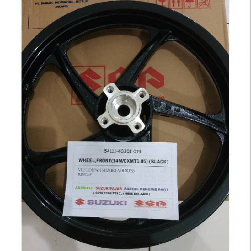 velg depan suzuki address sgp