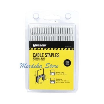 

Krisbow Set Staples Kabel 200 Pcs - Refill Stapler Staples Merdeka Hardware