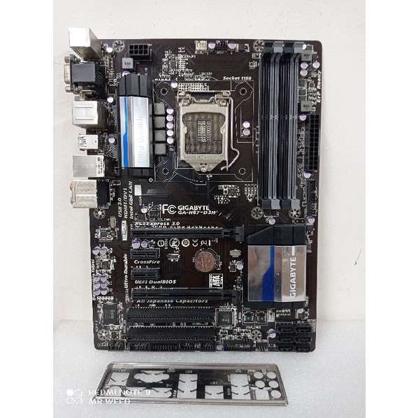 MOBO GIGABYTE GA H87 D3H ddr3 SOCKET LGA 1150 ONBOARD VGA