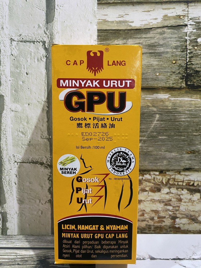 minyak urut gpu 100ml