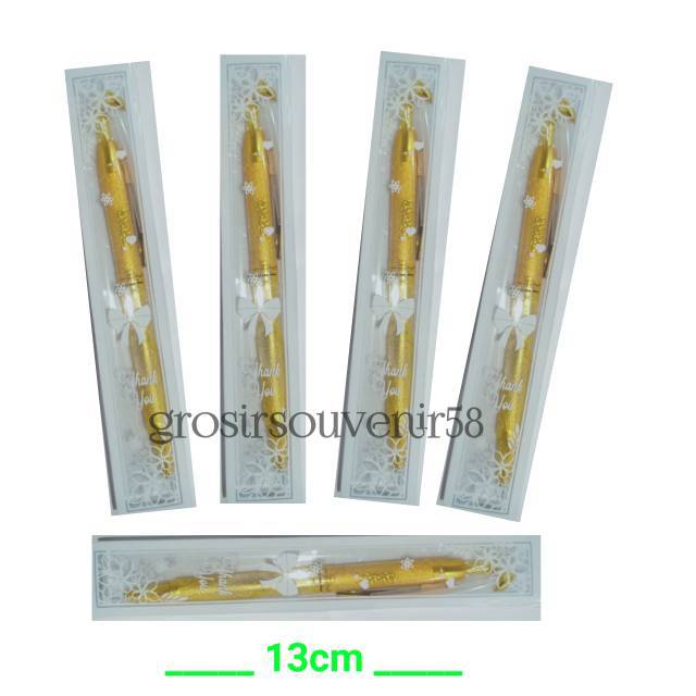 

hjk Isi 50pcs Pulpen Emas Perak Mika Warna Campur