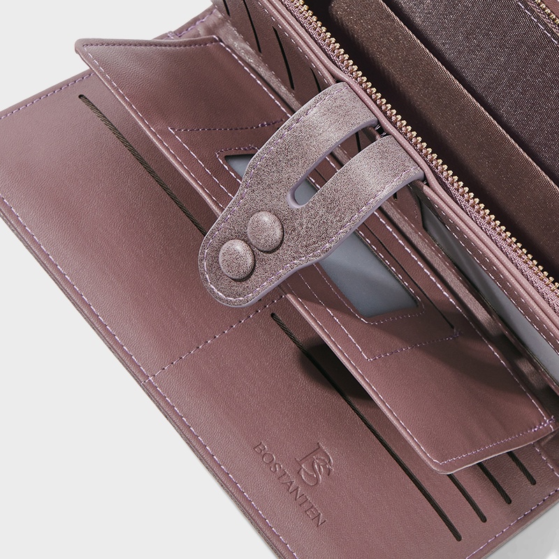 Bostanten Wanita Dompet Dompet Panjang Untuk Dompet Vintage