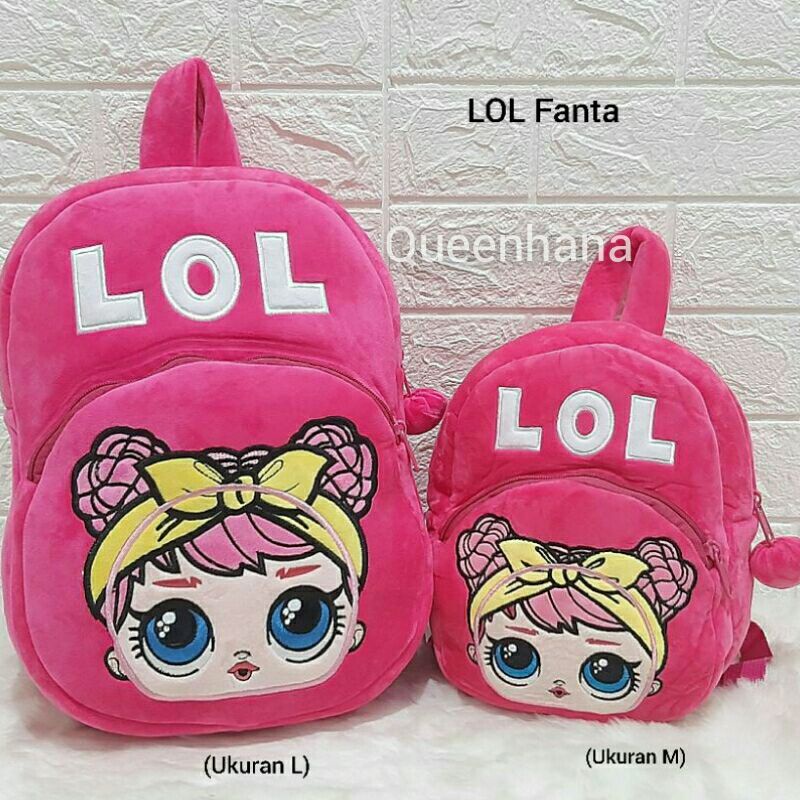 TAS RANSEL ANAK BONEKA LUCU UKURAN  M &amp; L