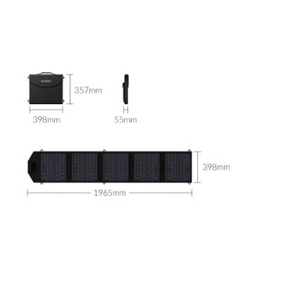 Solar panel charger orico 5 panel foldable portable 100w Dc Usb-A waterproof scp2-100 - Power station