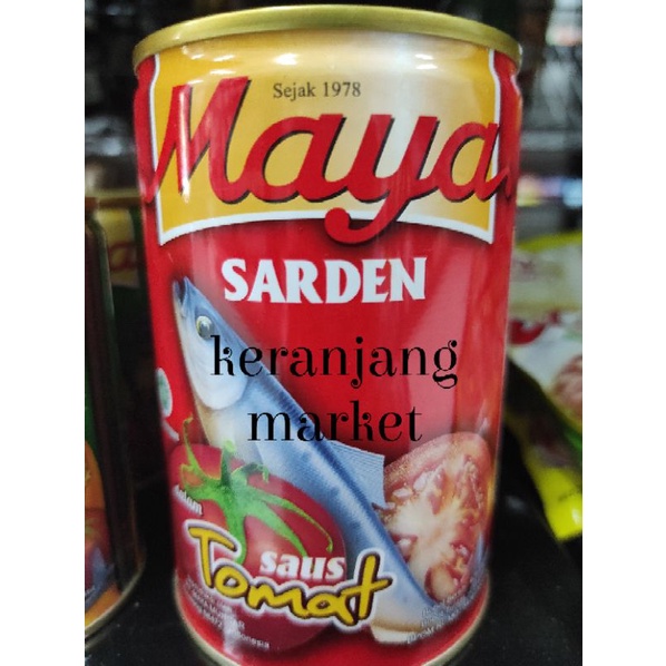 

keranjangmarket maya sarden tomat 425 g