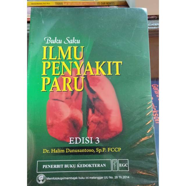 Buku ORIGINAL - Buku Saku Ilmu Penyakit Paru Edisi 3 Halim Danusantoso EGC
