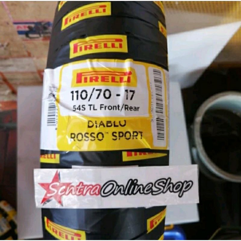 Ban luar pirelli diablo rosso sport 110 70 ring 17 tubeless