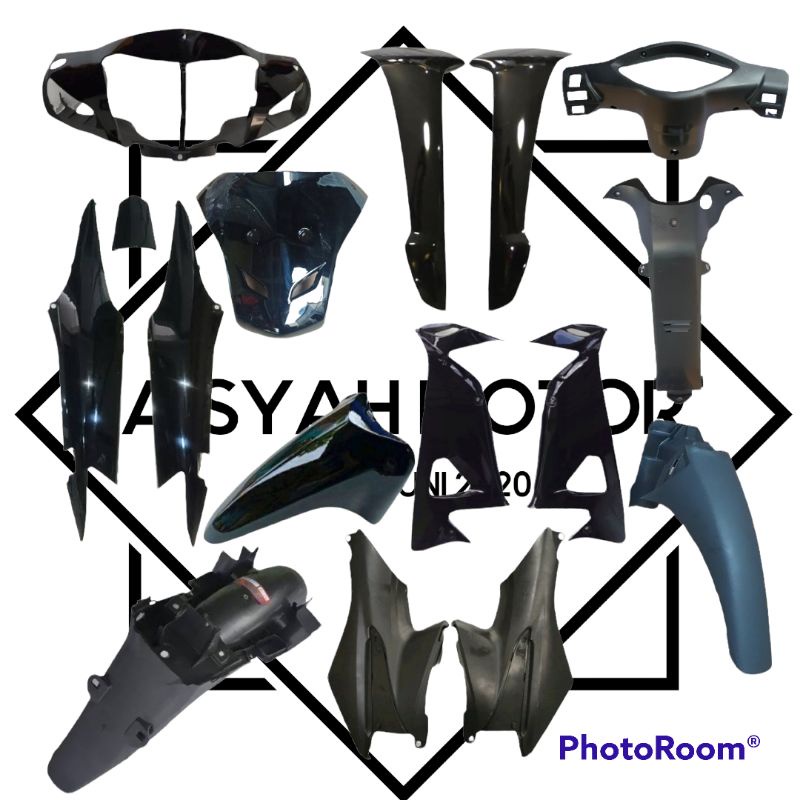 Full Bodi Honda Supra Fit New Tromol Warna Hitam