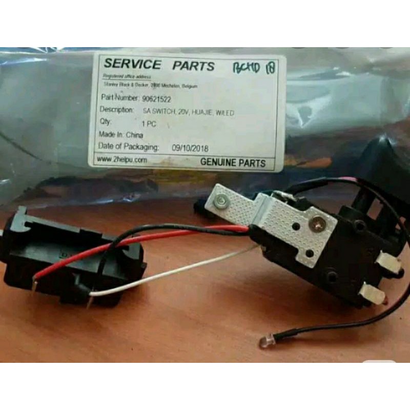 swit bor batrei black n decker dan bor stanley 18 volt