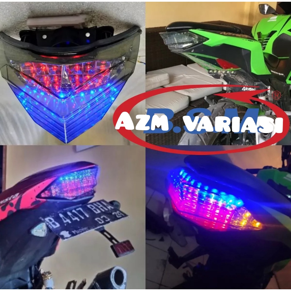 Lampu stop ninja 3in1 stoplamp ninja 250fi led stoplamp Ninja 250 FI universal ninja