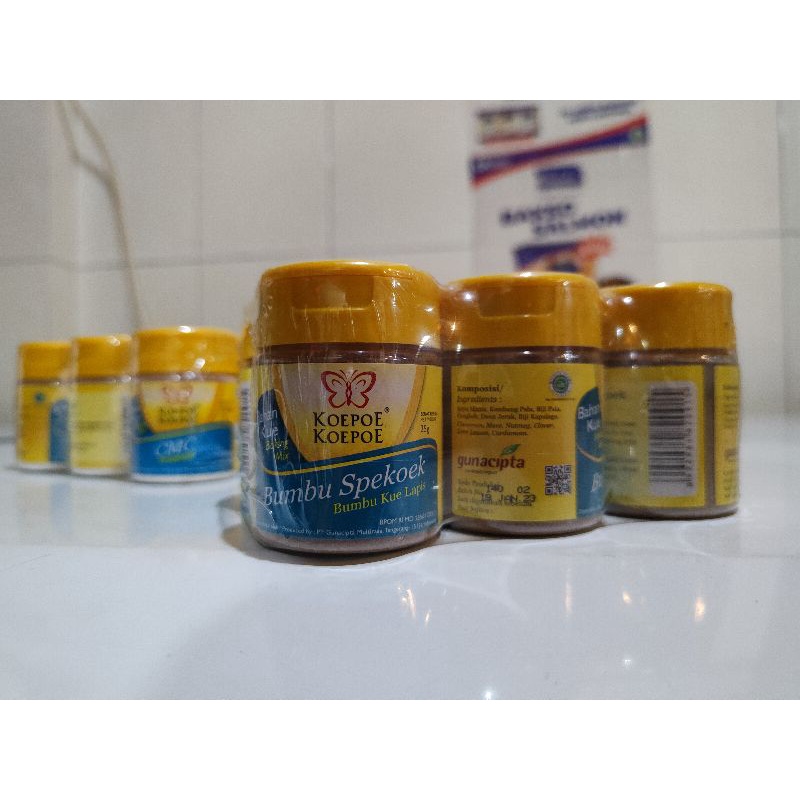 

Koepoe Koepoe / Kupu Kupu Bumbu Spekoek 25 gr Koe Poe Spekuk