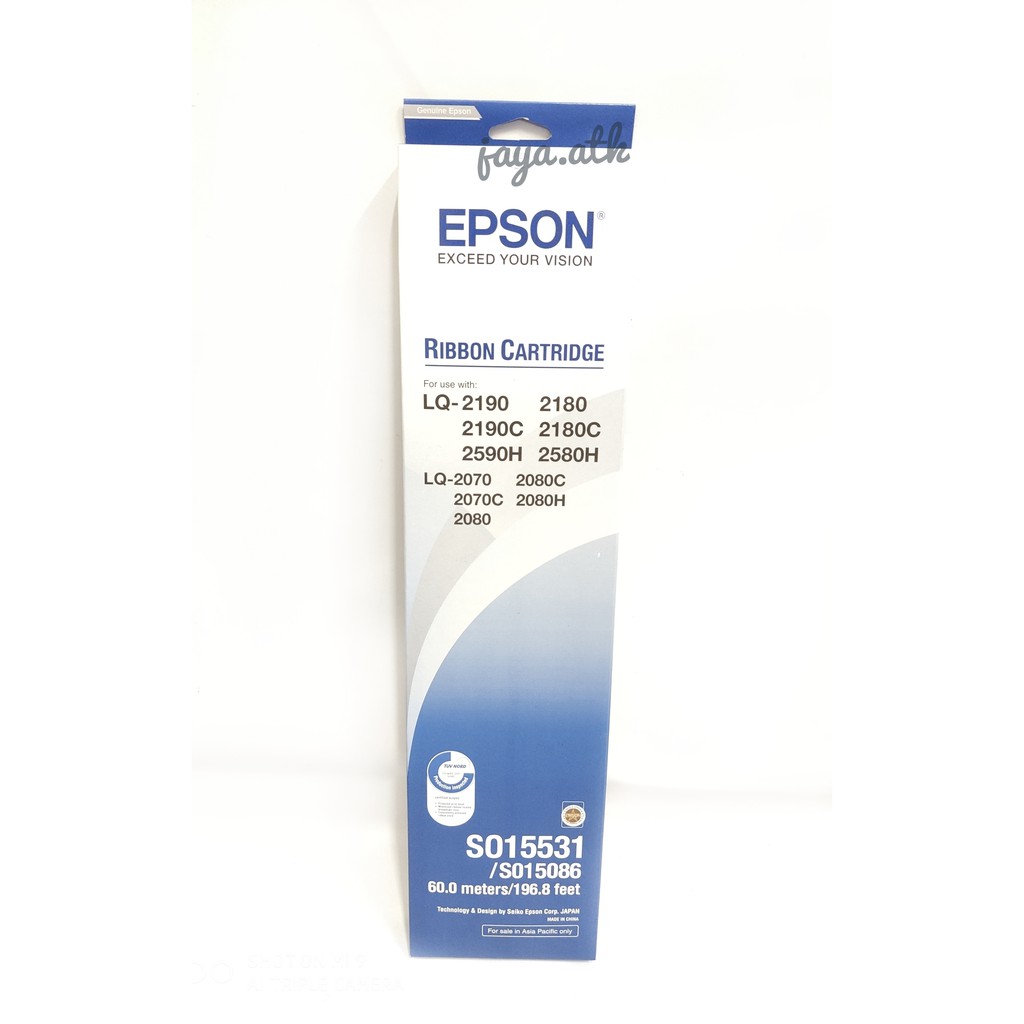 PITA CATRIDGE EPSON LQ-2190 2180 2080 2070 REFILL ISI MESIN PRINTER ESPON PLUS DUDUKAN