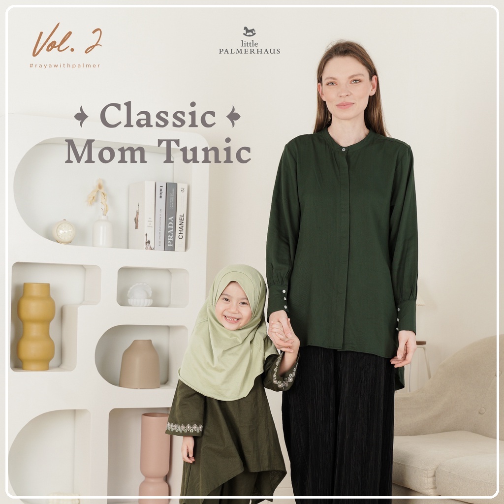 Little Palmerhaus Classic Mom Tunic | Baju Atasan Muslim