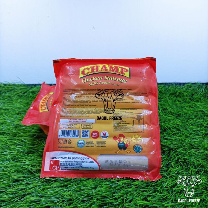 

champ sosis ayam chicken sosis champ 350gr isi 12