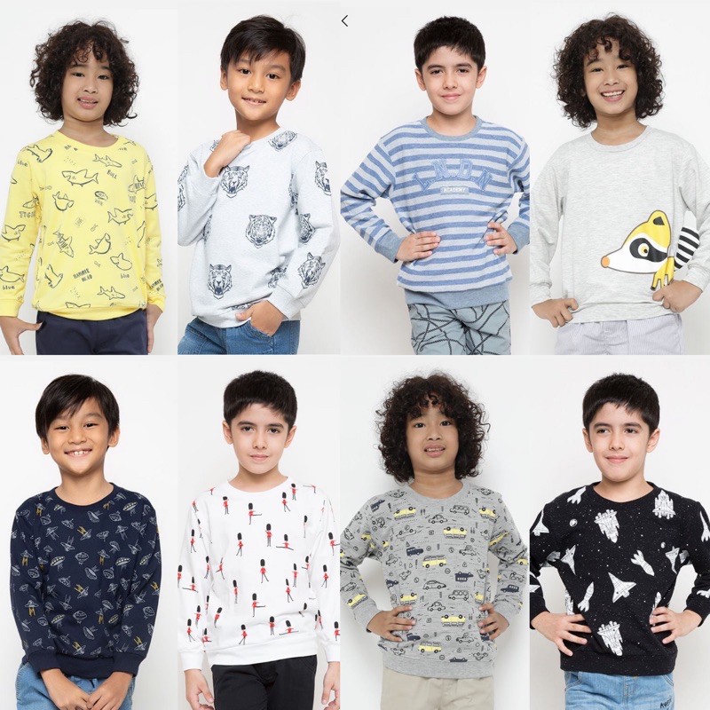 Sweater Little M Brand MATAHARI Original / Sweatshirt Branded Sale Termurah Cool Kids Popeye