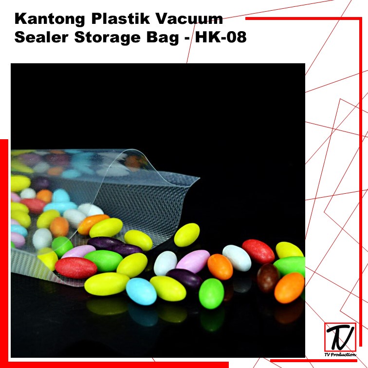 Kantong Plastik Vacuum Sealer Storage Bag  100PCS