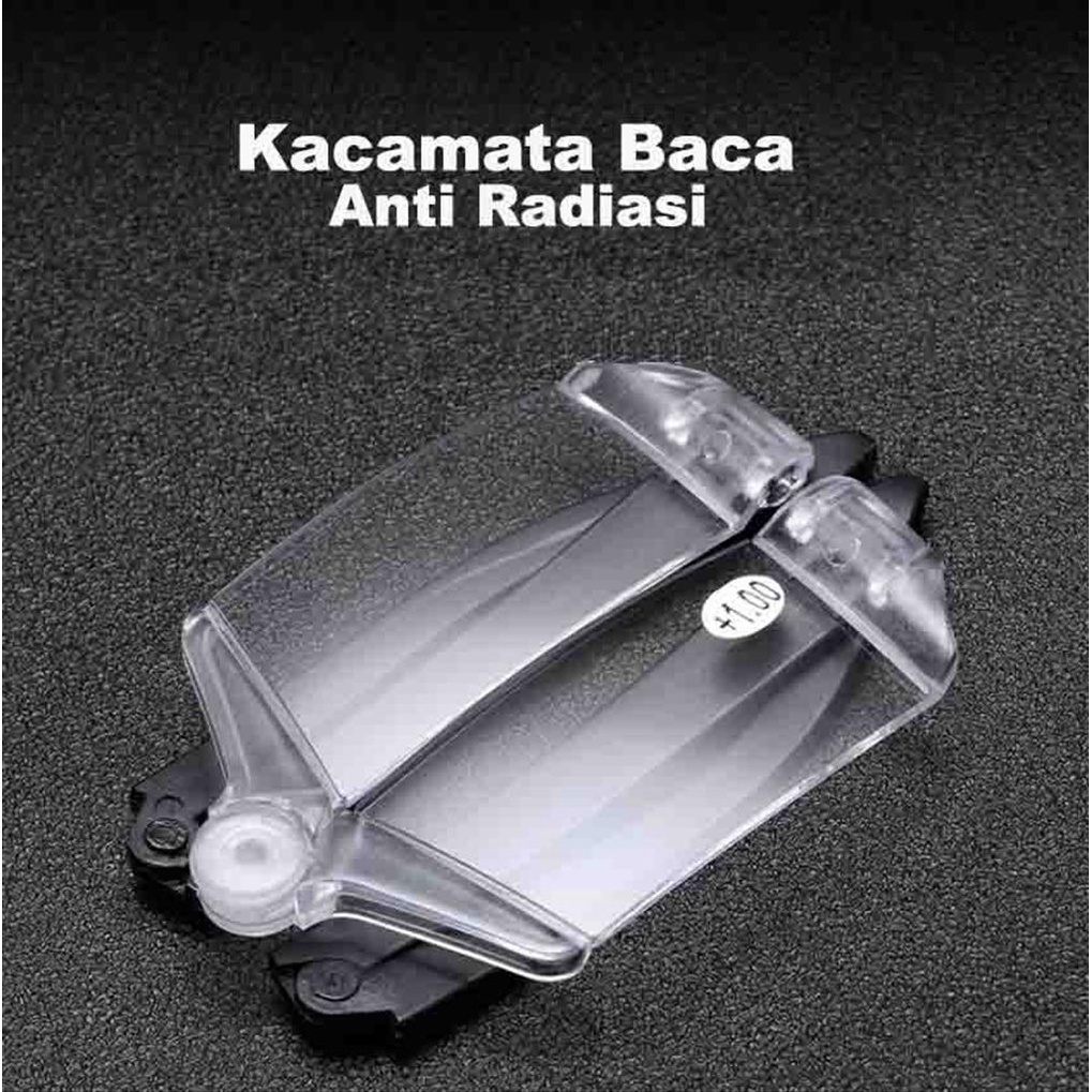 (Free Pocket) Kacamata Baca Plus Anti Radiasi GR811