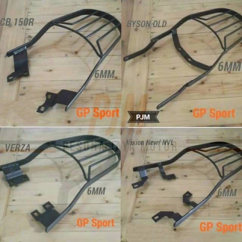 Breket/Bracket Box Motor Tebal 6mm Original Merk Gp Sport Buat Vixion,Byson,Megapro,Cb150r,Verza