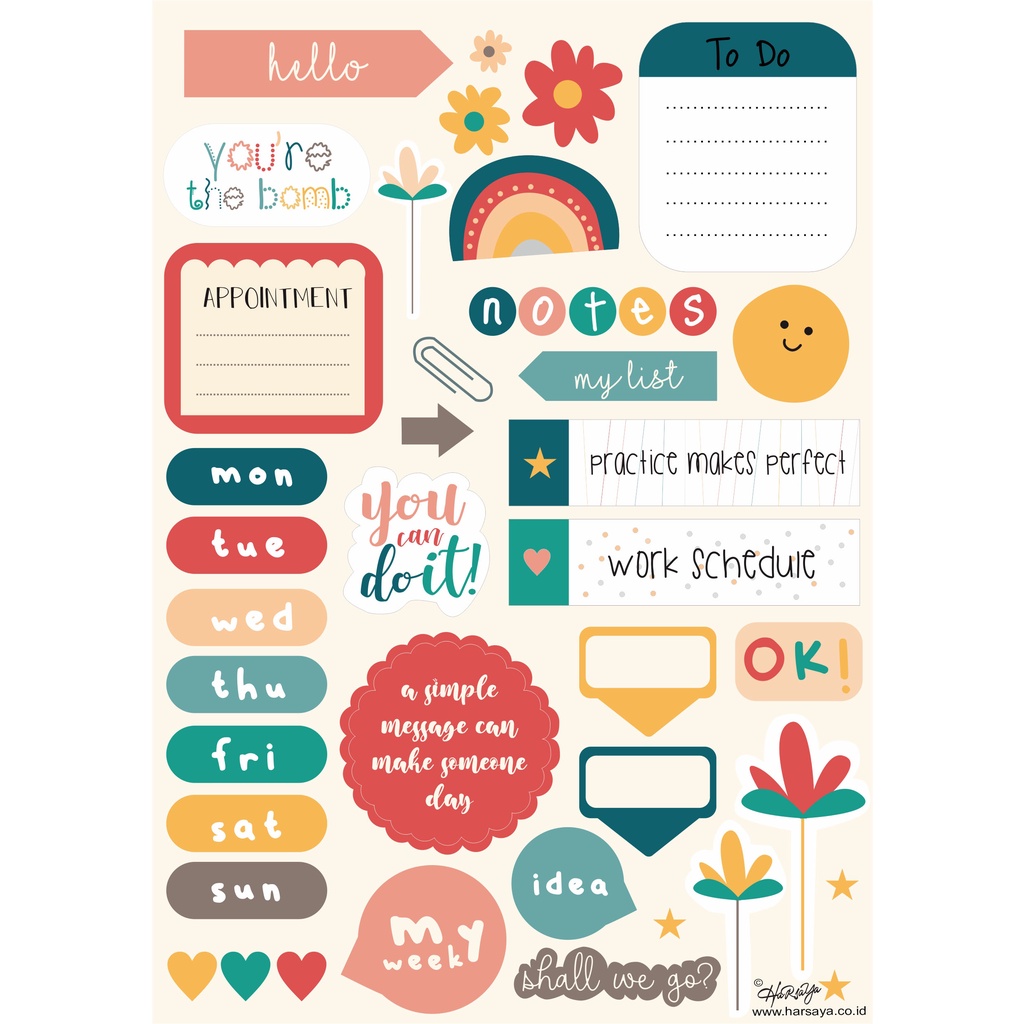 

You Can Do It! Stickers