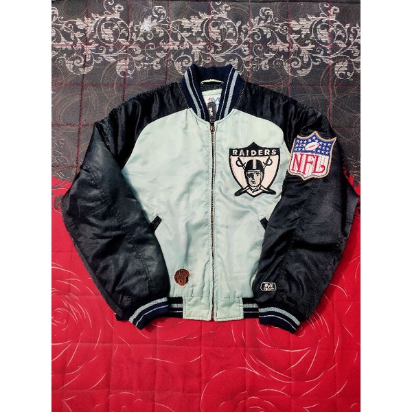 jaket bomber varsity raiders second original vintage