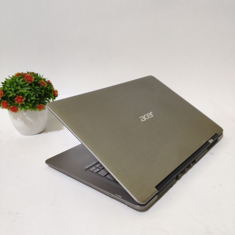 laptop ultrabook tipis/slim acer aspire s3 - core i7 - ssd 256gb - body stainless