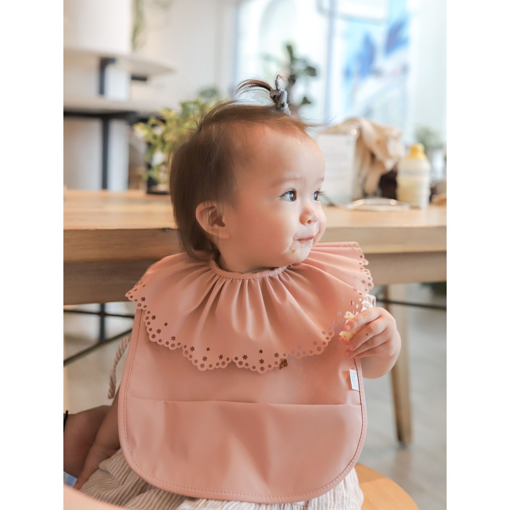 Mellow Ballerina Papillon Waterproof Bibs - Slaber Anak Bayi Lucu Pita Ribbon Bib Bip Baby