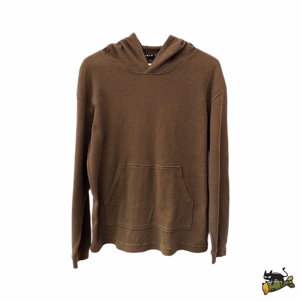 Uniqlo Basic Green Hoodie