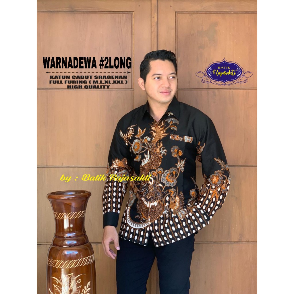 WARNADEWA PEN #2LONG kemeja batik pria lengan panjang terbaru ORIGINAL BY RAJASAKTI
