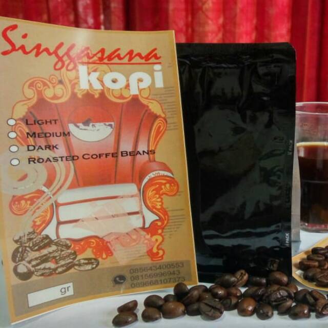 

Kopi Hitam asli Temanggung Jawa Tengah "Singgasana Kopi