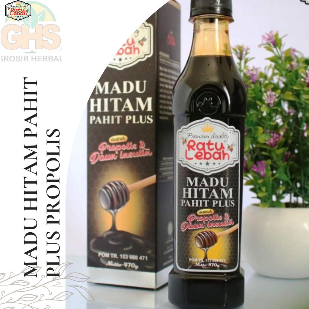 Madu Hitam Pahit Ratu Lebah - Madu Hitam Ratu Lebah Plus Formula Baru