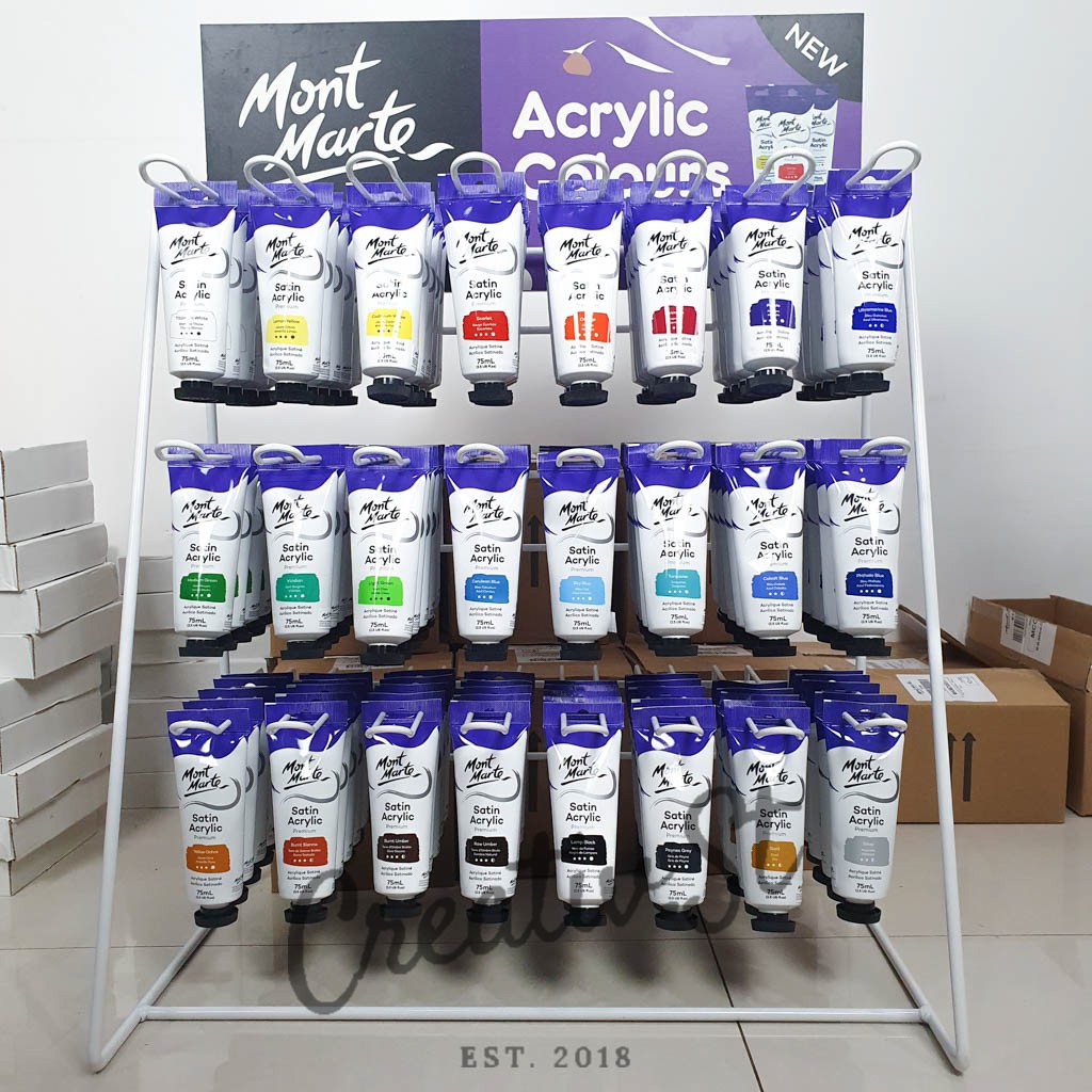 

H7Y MONT MARTE Premium Satin Acrylic 75 Ml Cat Akrilik Premium Pmsa Part 1