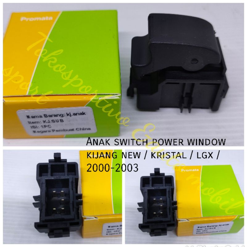 Anak saklar Switch kaca power Windows Toyota kijang new Kristal Lgx 2000 2001 2002 2003 saklar jendela