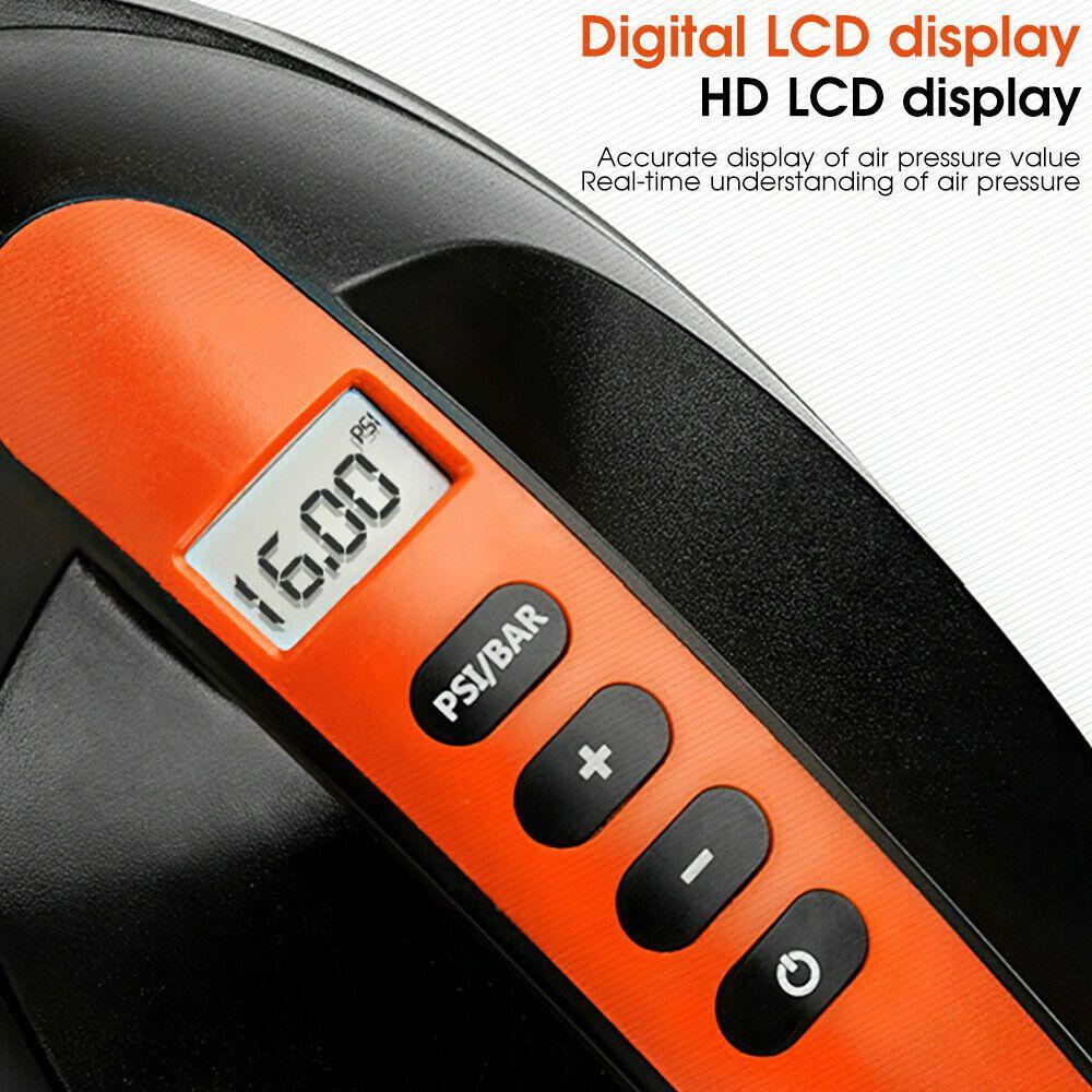 Suyo Pompa Udara Elektrik Tekanan Tinggi Dengan Display Digital 12V