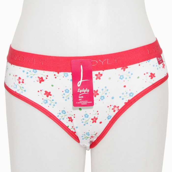 Lydyly - Celana Dalam Wanita Cd L039 Karet Lebar Cd Katun Motif Bunga