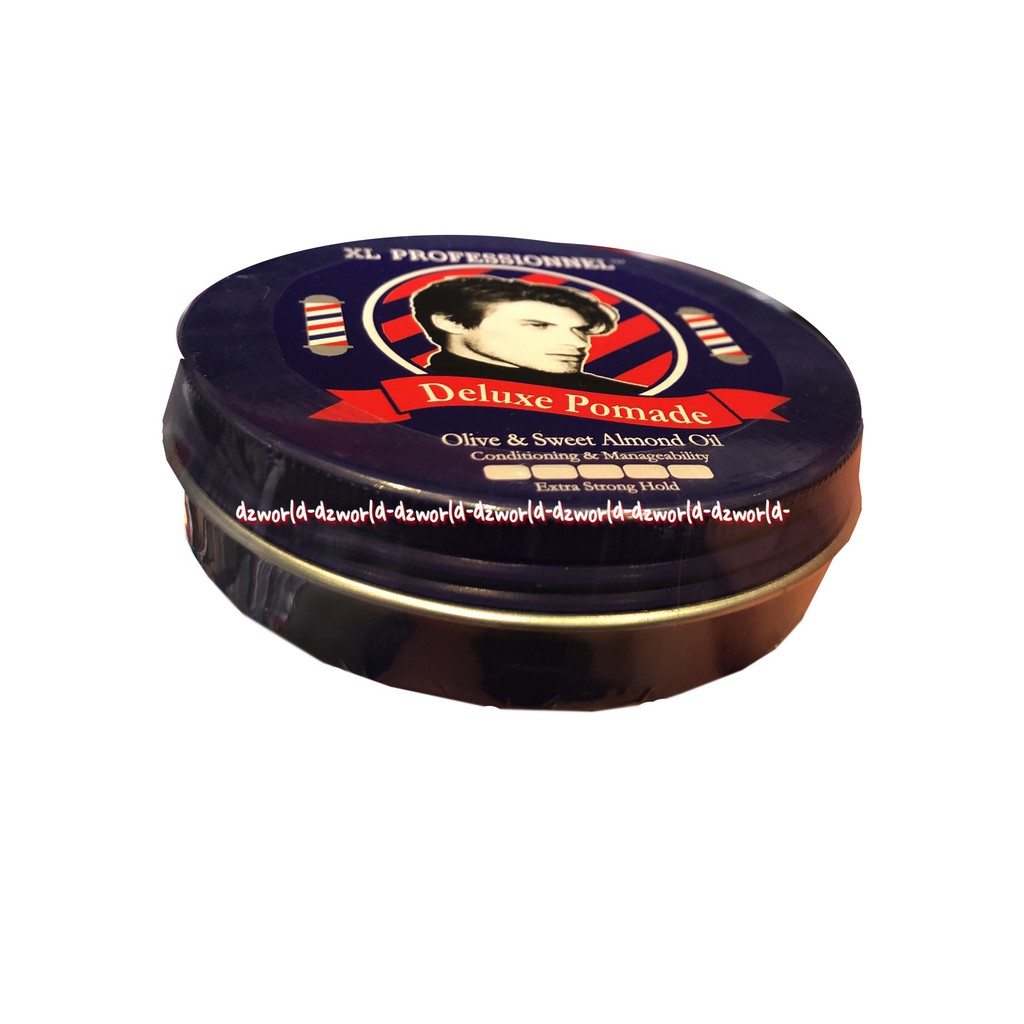 XL Professionnel Deluxe 80gr Pomade Olive Sweet Almond Oil Pomade Pria Cowok Laki Laki