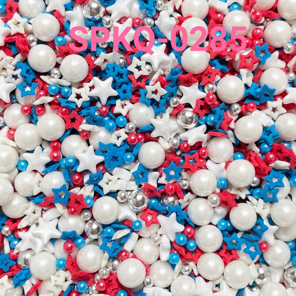 

SPKQ-0285 Sprinkles sprinkle springkel 250gr bintang merah putih biru yamama baking grosir murah sprinkles cake dekorasi mutiara trimit decoration story sprinklestory sprinklesstory sprinkle story yamama baking