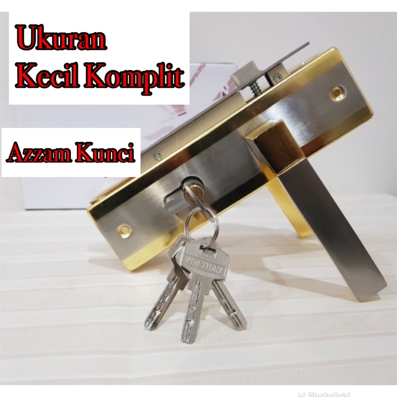 super promo kunci pintu komplit/ kunci pintu minimalis/ kunci pintu handle pintu lever handle lockcase swing stanlis/ kunci pintu lengkap komplit murah stanlis padat