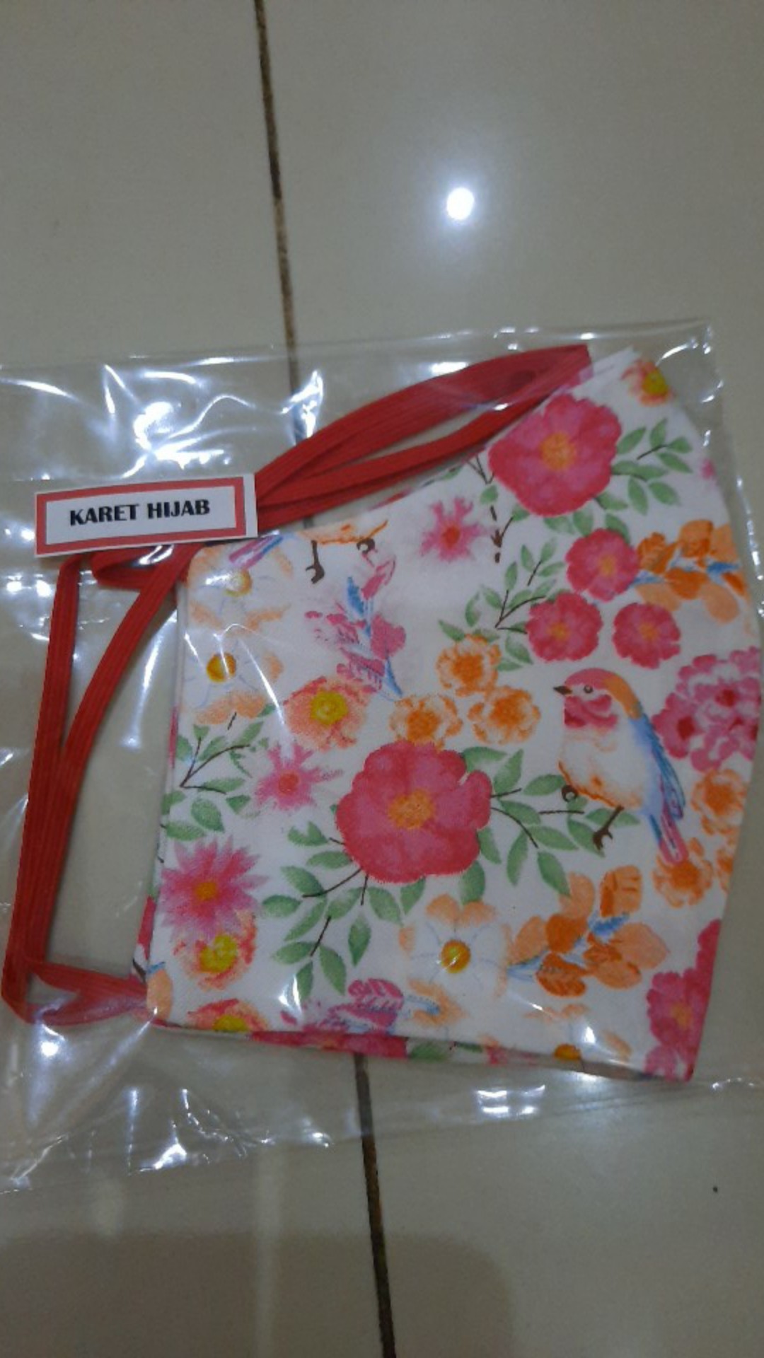 Masker Kain Limited Edition_masker Motif Unik Floral_masker Ibu Dan Anak_masker Hijab Dan Non Hijab